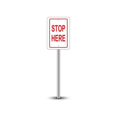 Reflective Stop Signs (1ft x 1ft) SQFT