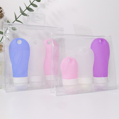 Travel Bottles Set For Toiletries, Tsa Approved Travel Size Containers Leak Proof (3 Pcs Set)