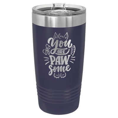 PC 20 oz. Navy Blue Insulated Ringneck Tumbler w/ Slider Lid