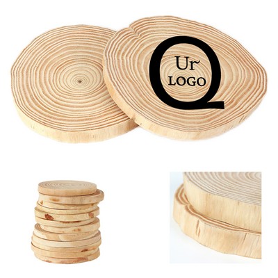 Round Wood Coaster