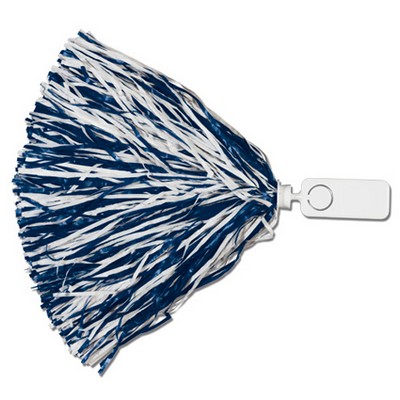 500 Strand Vinyl Pom Poms w/ Rectangle/ Token Handle (Unimprinted)