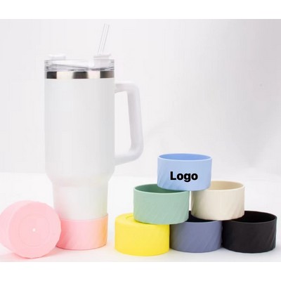 30oz-40oz Spiral Pattern Silicone Anti-Slip Cup Sleeve