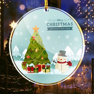 Personalized Crystal Christmas Ornament