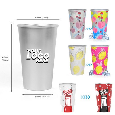 15 Oz Color-changing Aluminum Cup