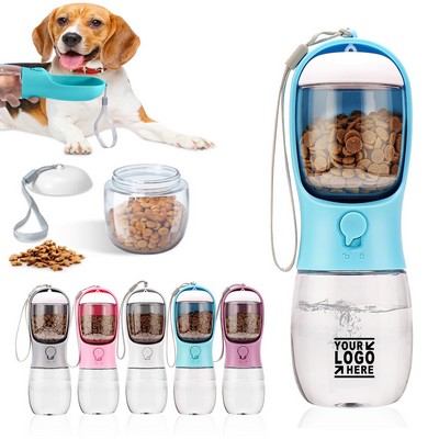 Pet Travel Water Bottle and Food Container