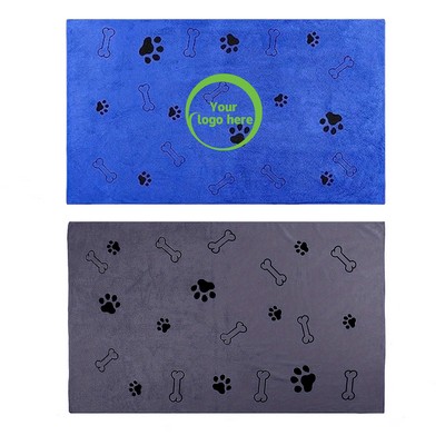 Pet Quick-Drying Absorbent Bath Towel