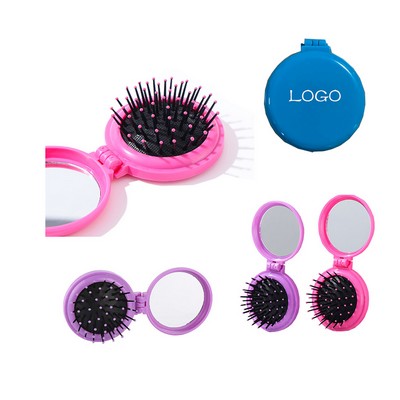 Round Portable Air Cushion Comb