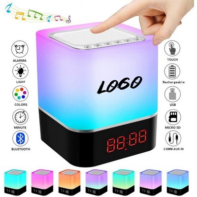 Led Color Light Portable Bluetooth Wireless Speaker