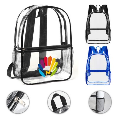 Durable PVC Transparent Multi-Function Backpack