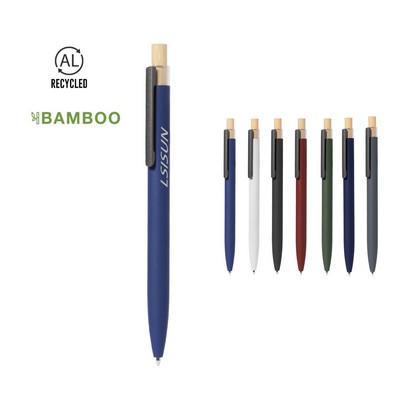 Eco-Aluminum & Bamboo Ball Pen