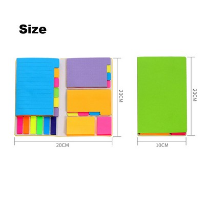 6 Size Sticky Notebook Memo Pad