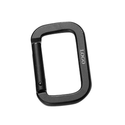 Customizable Rectangular Aluminum Alloy Carabiner