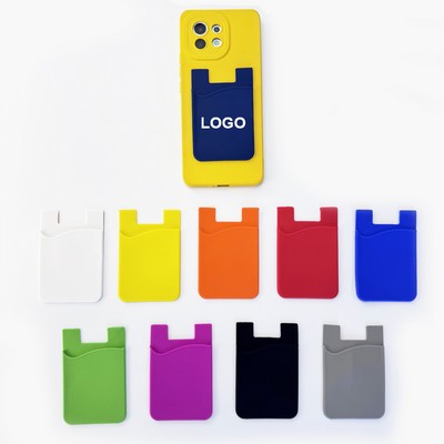 Silicone Phone Wallet-Card Holder