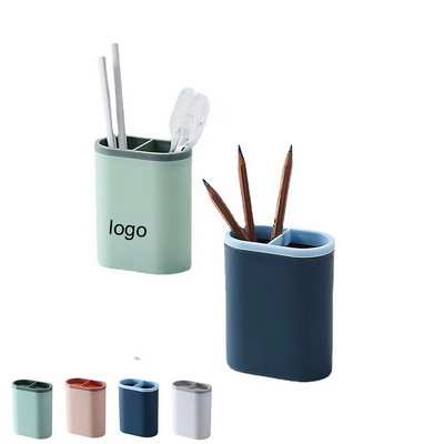 Plastic Desktop Pen Holder