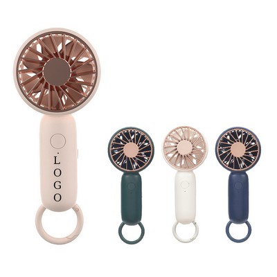 Mini Handheld Fan With Carabiner