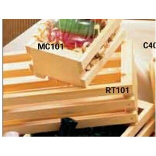 Wooden Slatted Gift Crate (16 1/2"x10"x3 1/2")