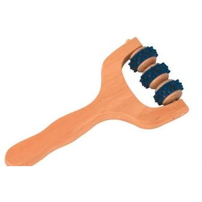 Rubber Tipped Wooden Massager