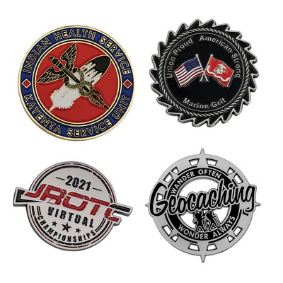 Die Cast Challenge Coin (1-3/4")