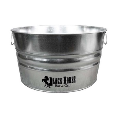 55 Quart Galvanized Metal Tub