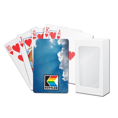 Bridge Playing Cards w/Stock Image Backing And Standard Faces (Playing Card Stock)