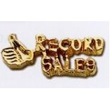 Stock Words and Phrases Lapel Pins (Record Sales)