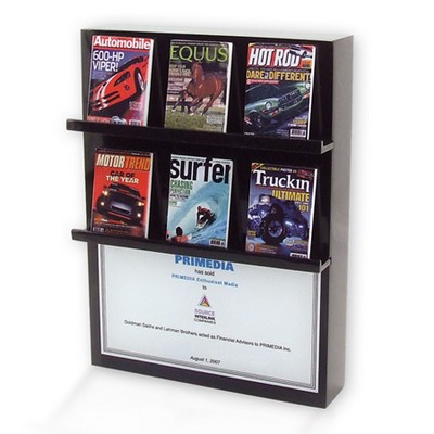 Magazine Shelves Embedment/Award/Paperweight