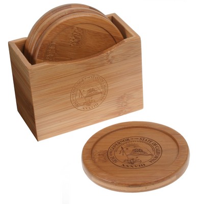 Bamboo Coaster Set