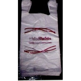 High Density Plastic T-Shirt Bag (10"x8"x18")