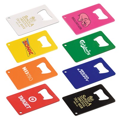 Credit Card Powder Coated Bottle Opener