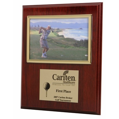 8"x10" High Gloss Mahogany Plaque