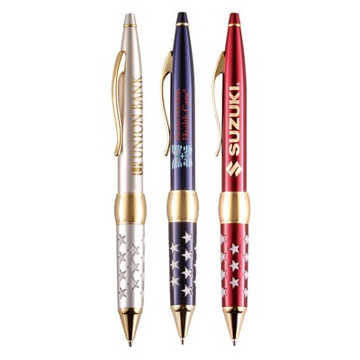 Patriot Star Grip Twist Action Metal Ballpoint pen