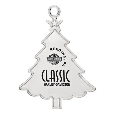 Silver Tree Shape Ornament