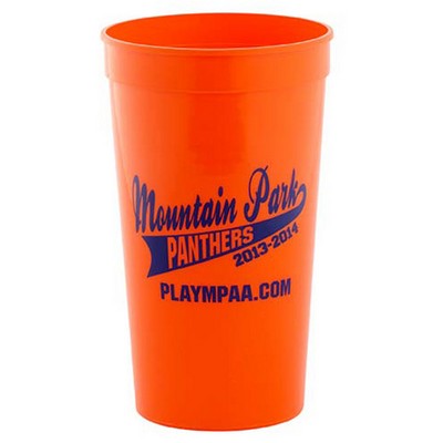 32 Oz. Plastic Stadium Cup