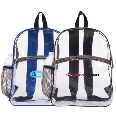 Clear Zipper Backpack