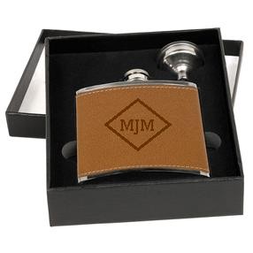 Flask - Faux Leather