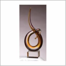 Awakening Art Glass Award 14 1/2"H