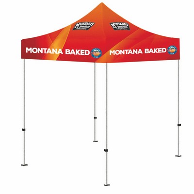 5' x 5' Rigid Pop-Up Tent Kit, Full-Color, Dye Sublimation