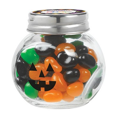 Cryptic Canister Jar w/ Monster Mix Jelly Belly® Jelly Beans