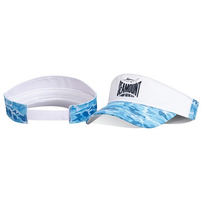 Exclusive Fahrenheit® Lightweight Nylon Water Camo Visor