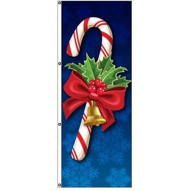 Unipole® Holiday Flag (Candy Cane)