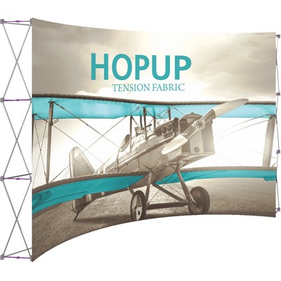 Hopup™ 13ft Full Height Curved Display & Front Graphic