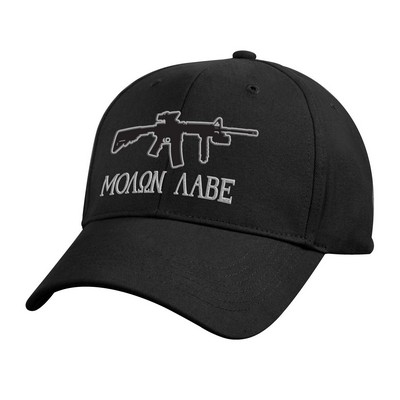 Black 'Molon Labe' Deluxe Low Profile Hat