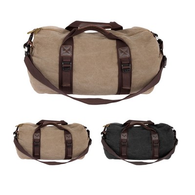 16 Oz Heavyweight Cotton Canvas Travel Duffel Bag