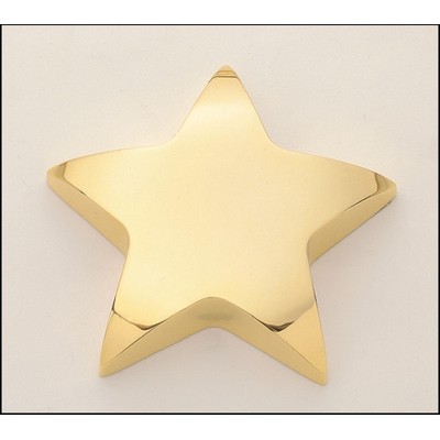 Metal Star Paperweight