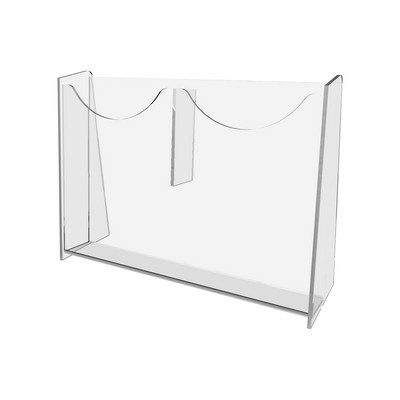 Clear 2 Pocket Brochure Holder (8.5"x6")