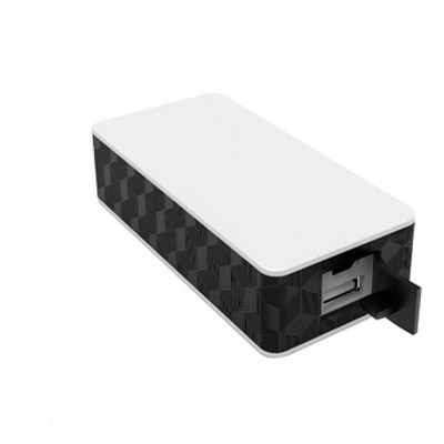 PrismaXL Plastic Two-Tone High Capacity Power Bank w/Cable