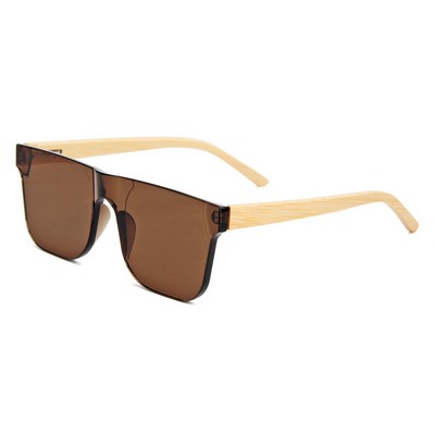 Bamboo Sunglasses - Brown Lenses