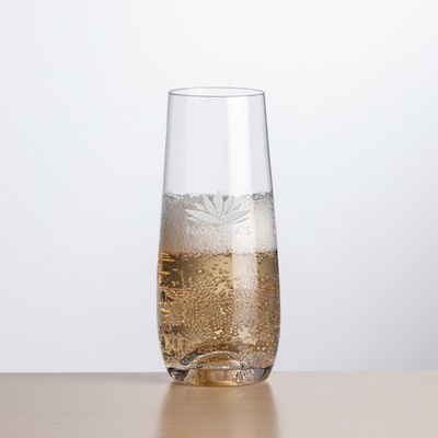 Edderton Stemless Flute - Deep Etch 7.5oz