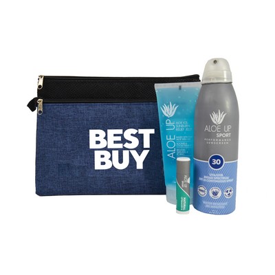 Aloe Up Utility Pouch with Sport Sunscreen