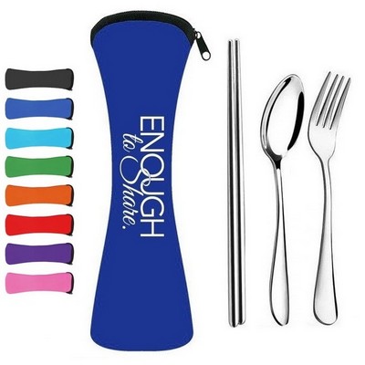 3 Pieces Cutlery Utensil Kit